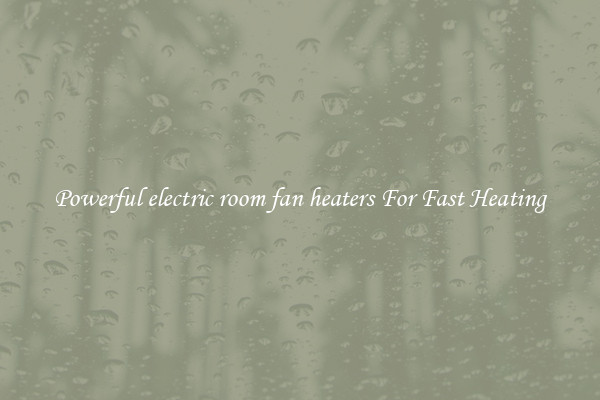 Powerful electric room fan heaters For Fast Heating