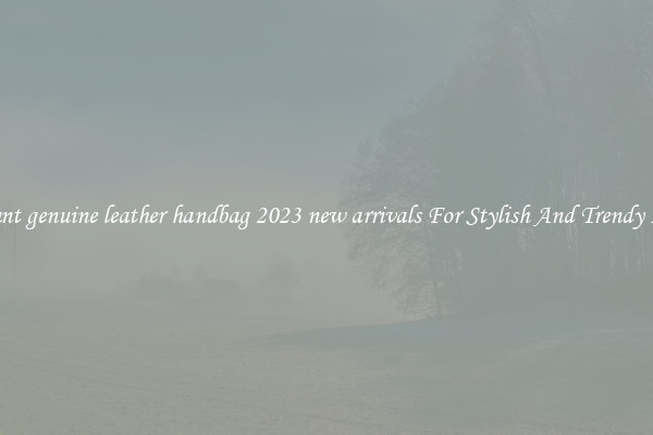Elegant genuine leather handbag 2023 new arrivals For Stylish And Trendy Looks