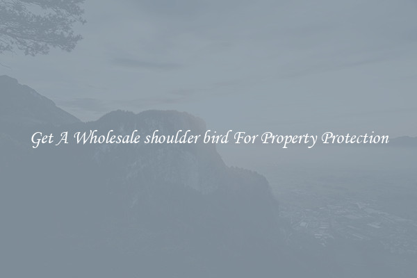Get A Wholesale shoulder bird For Property Protection