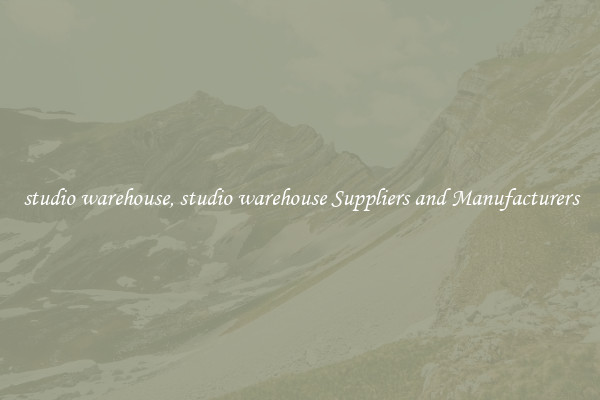 studio warehouse, studio warehouse Suppliers and Manufacturers