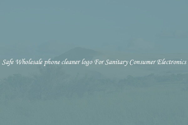 Safe Wholesale phone cleaner logo For Sanitary Consumer Electronics