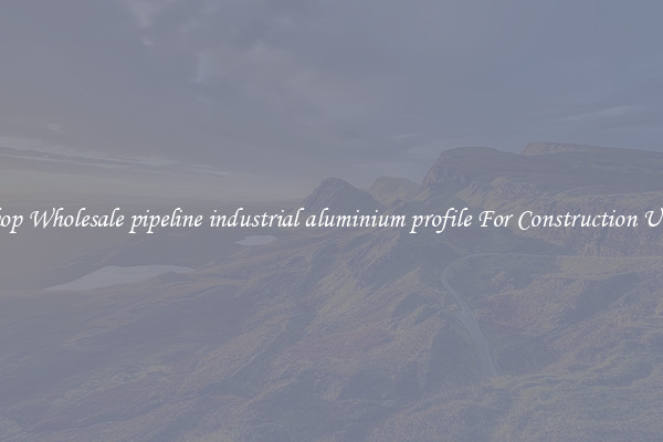 Shop Wholesale pipeline industrial aluminium profile For Construction Uses