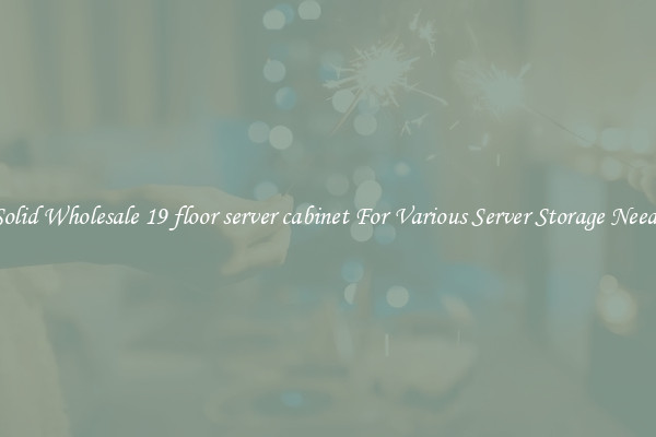 Solid Wholesale 19 floor server cabinet For Various Server Storage Needs