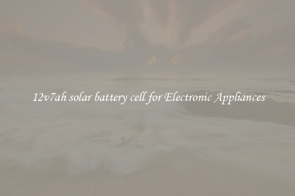 12v7ah solar battery cell for Electronic Appliances
