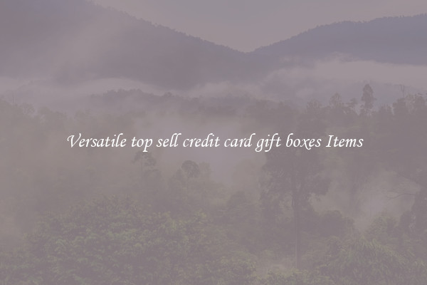 Versatile top sell credit card gift boxes Items