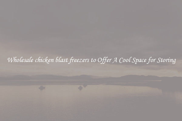 Wholesale chicken blast freezers to Offer A Cool Space for Storing