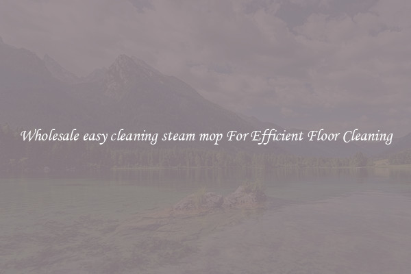 Wholesale easy cleaning steam mop For Efficient Floor Cleaning