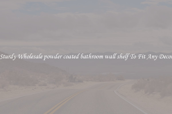 Sturdy Wholesale powder coated bathroom wall shelf To Fit Any Decor