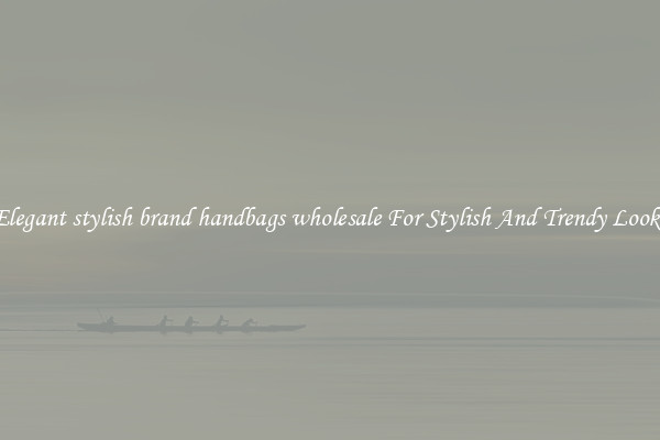 Elegant stylish brand handbags wholesale For Stylish And Trendy Looks