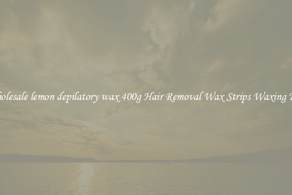 Wholesale lemon depilatory wax 400g Hair Removal Wax Strips Waxing Kits